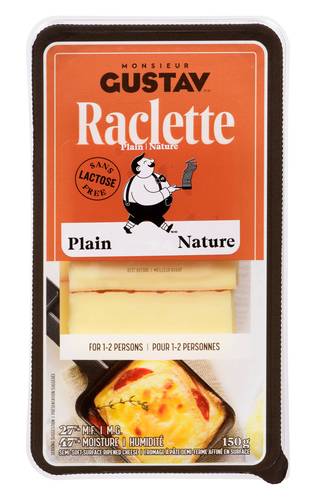Monsieur Gustav Raclette Cheese Plain (150 g)
