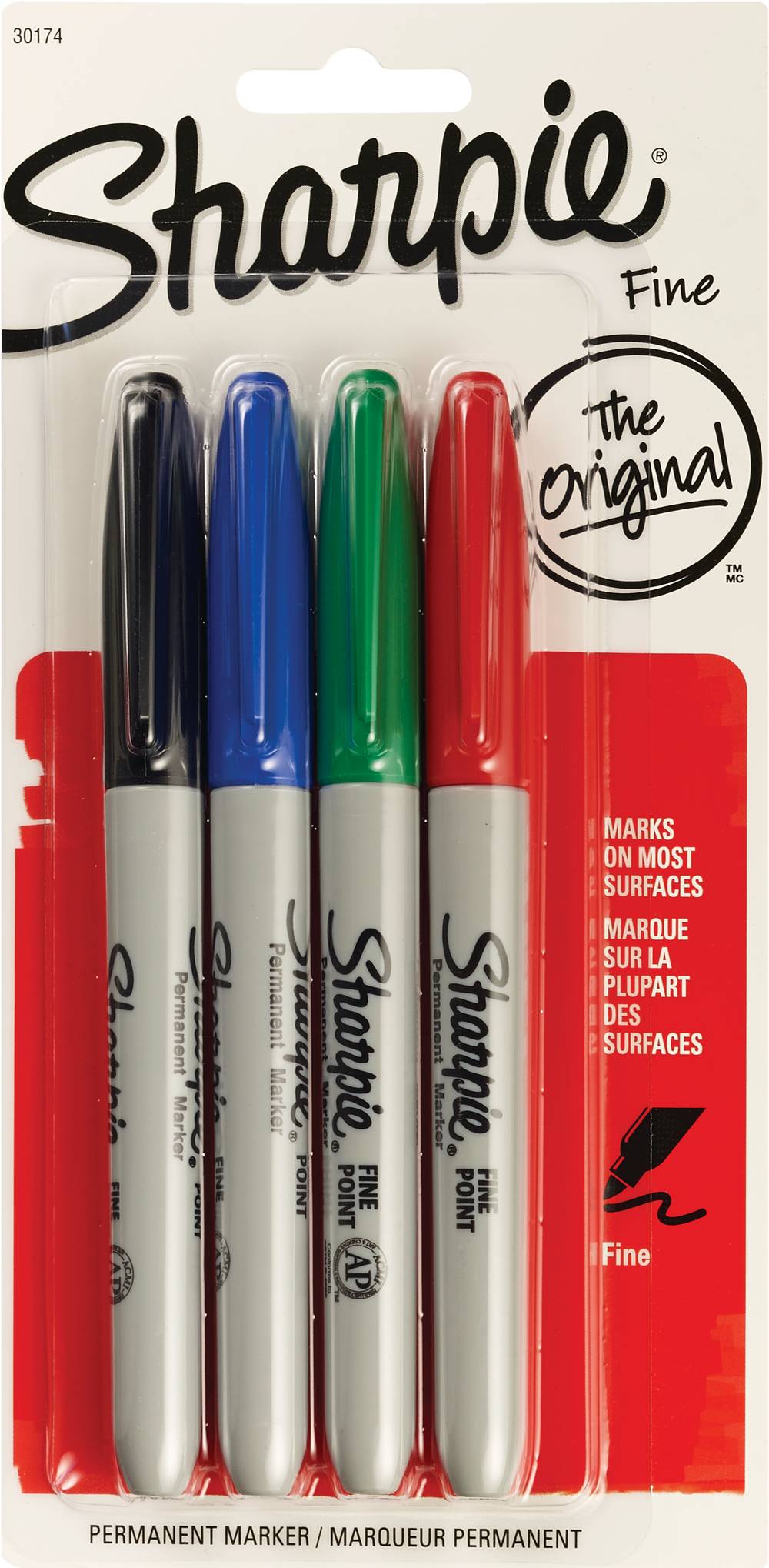 Sharpie Fine, 4Ct