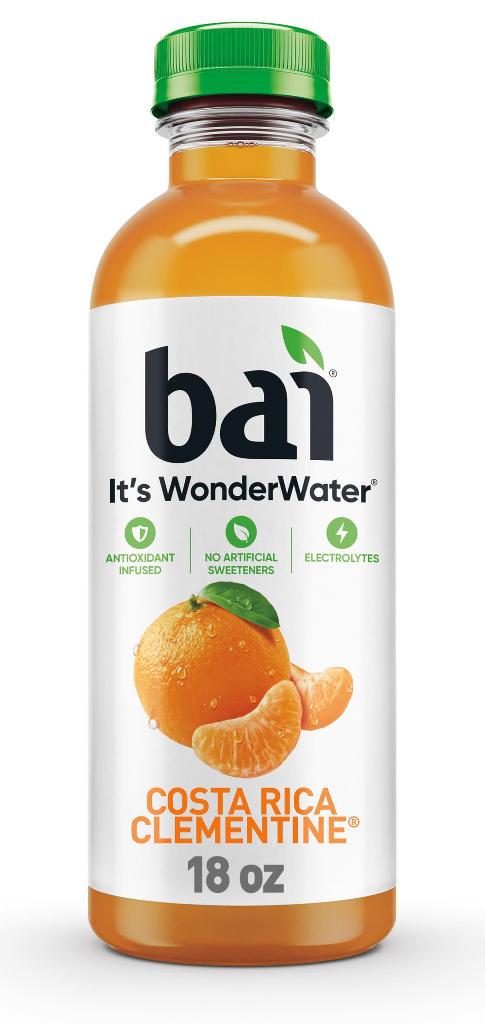 Bai Antioxidant Infused Flavored Water, Costa Rica Clementine (18 fl oz)