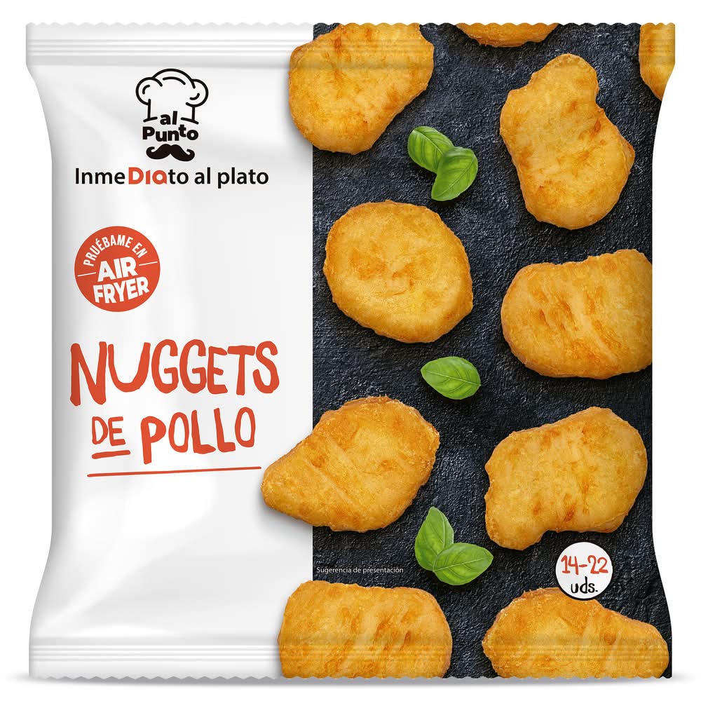 Nuggets De Pollo Al Punto Dia Bolsa 400 G