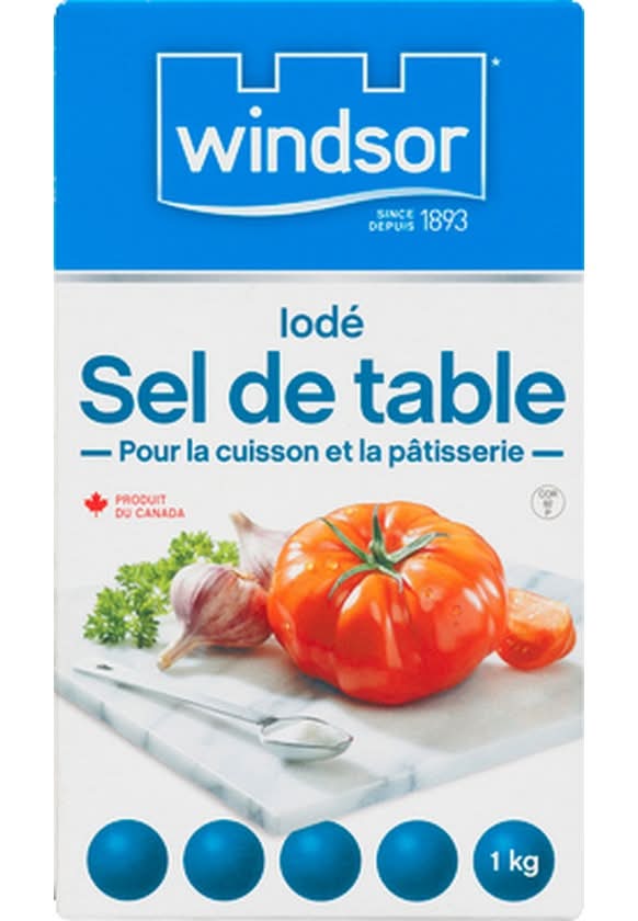 Windsor Blue Iodized Table Salt (1 kg)