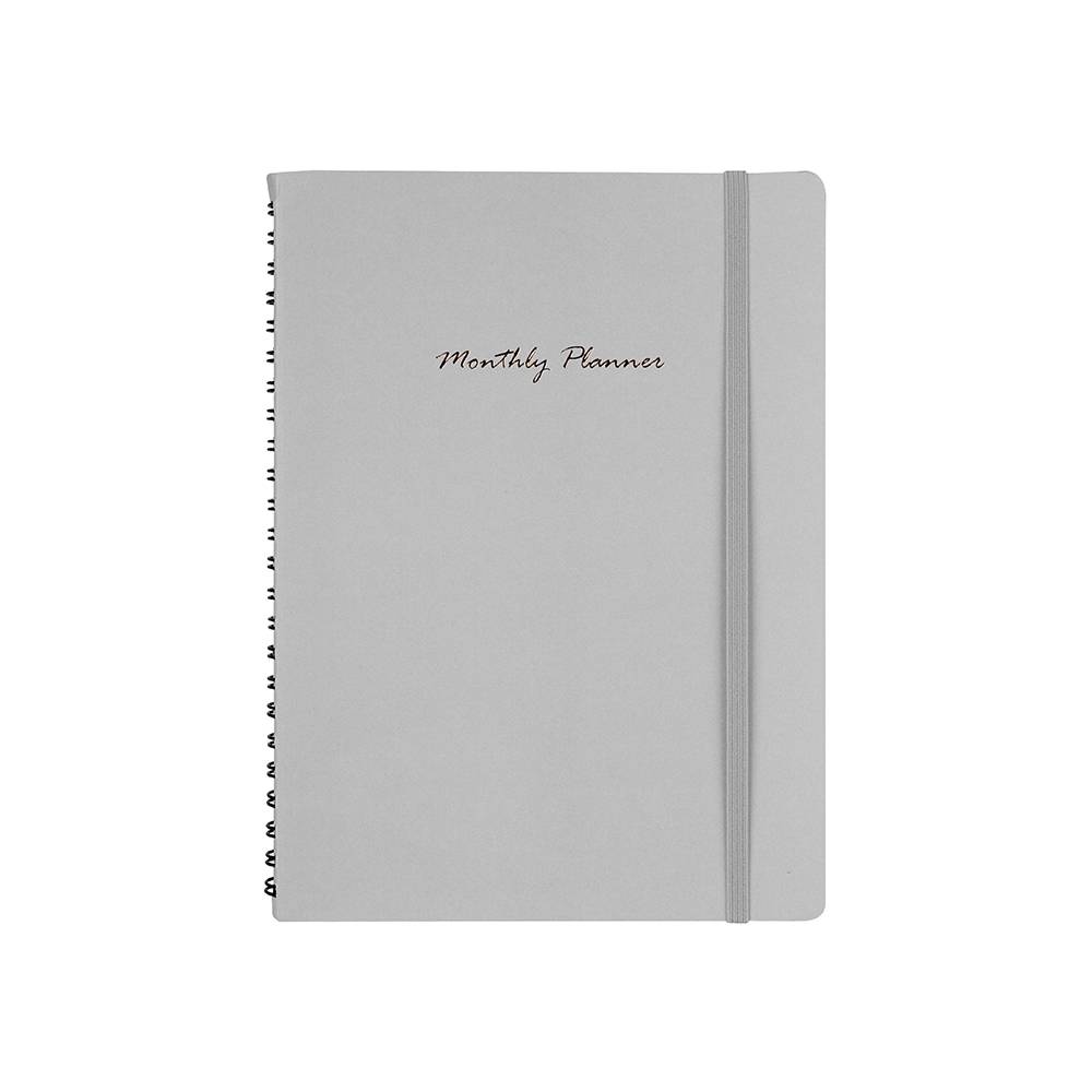 Miniso cuaderno plan mensual gris (1 pieza)