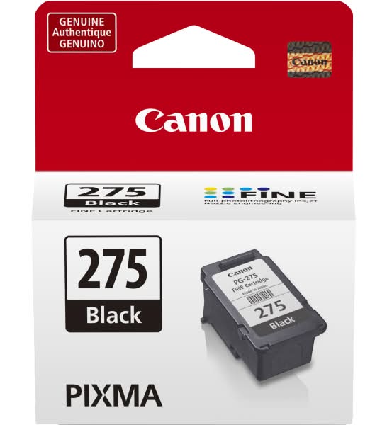 Canon® PG-275 Black Ink Cartridge, 4982C001