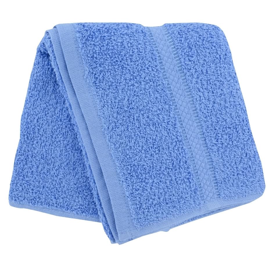 Interiors By Design Cotton Hand Towels, Blue