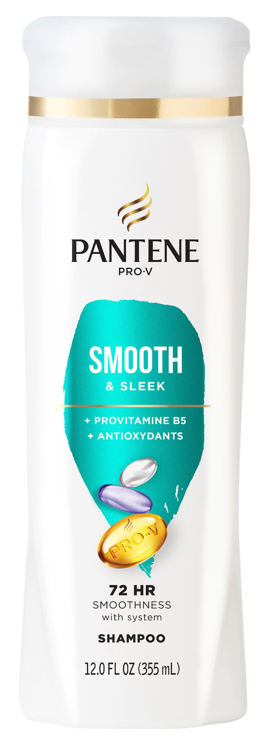 Pantene Smooth & Sleek Shampoo (12 fl oz)