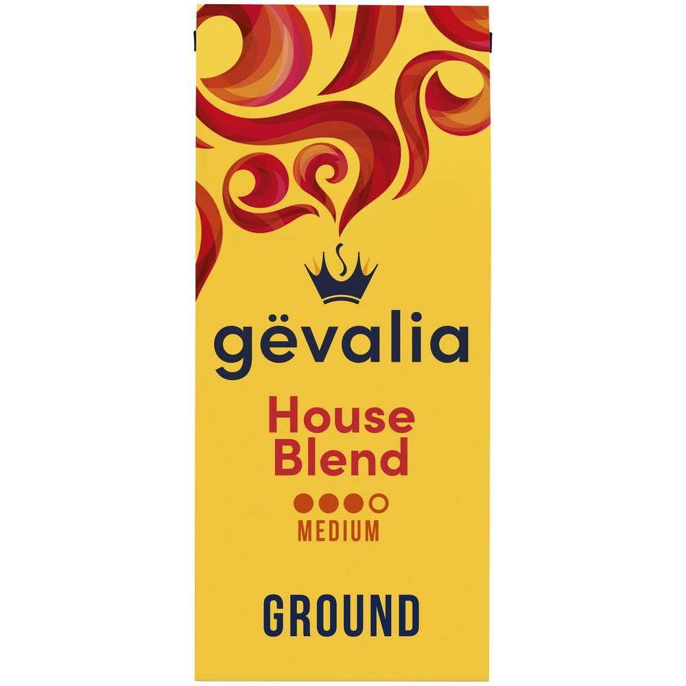 Gevalia House Blend Medium Roast Arabica Ground Coffee (12 oz)