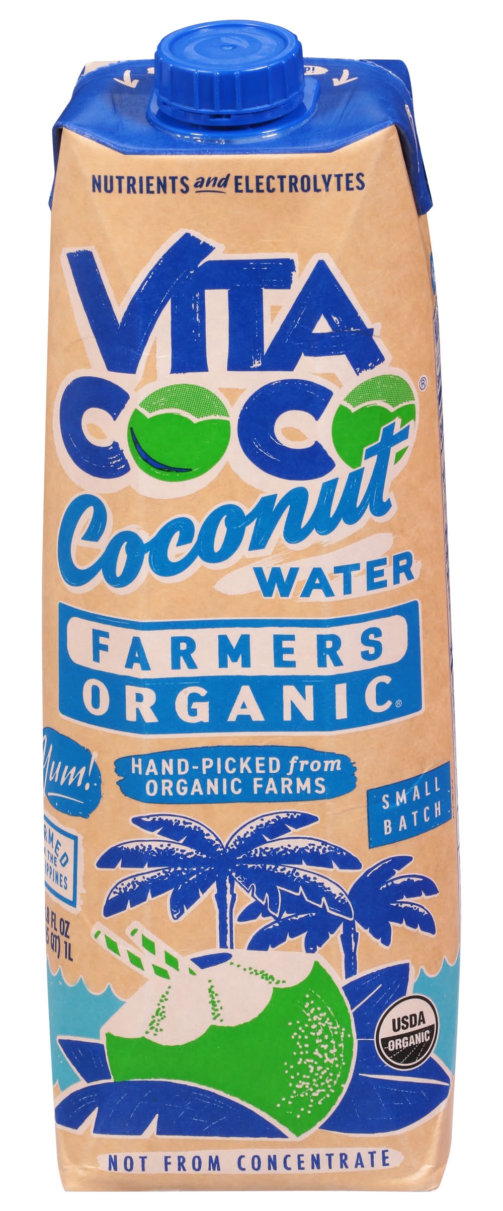 Vita Coco Farmers Organic Coconut Water (33.8 fl oz)