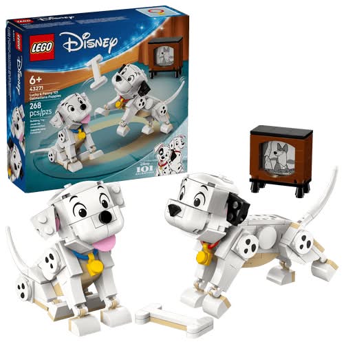 LEGO · Disney lucky y penny: cachorros de 101 dálmatas 43271 (268 un)