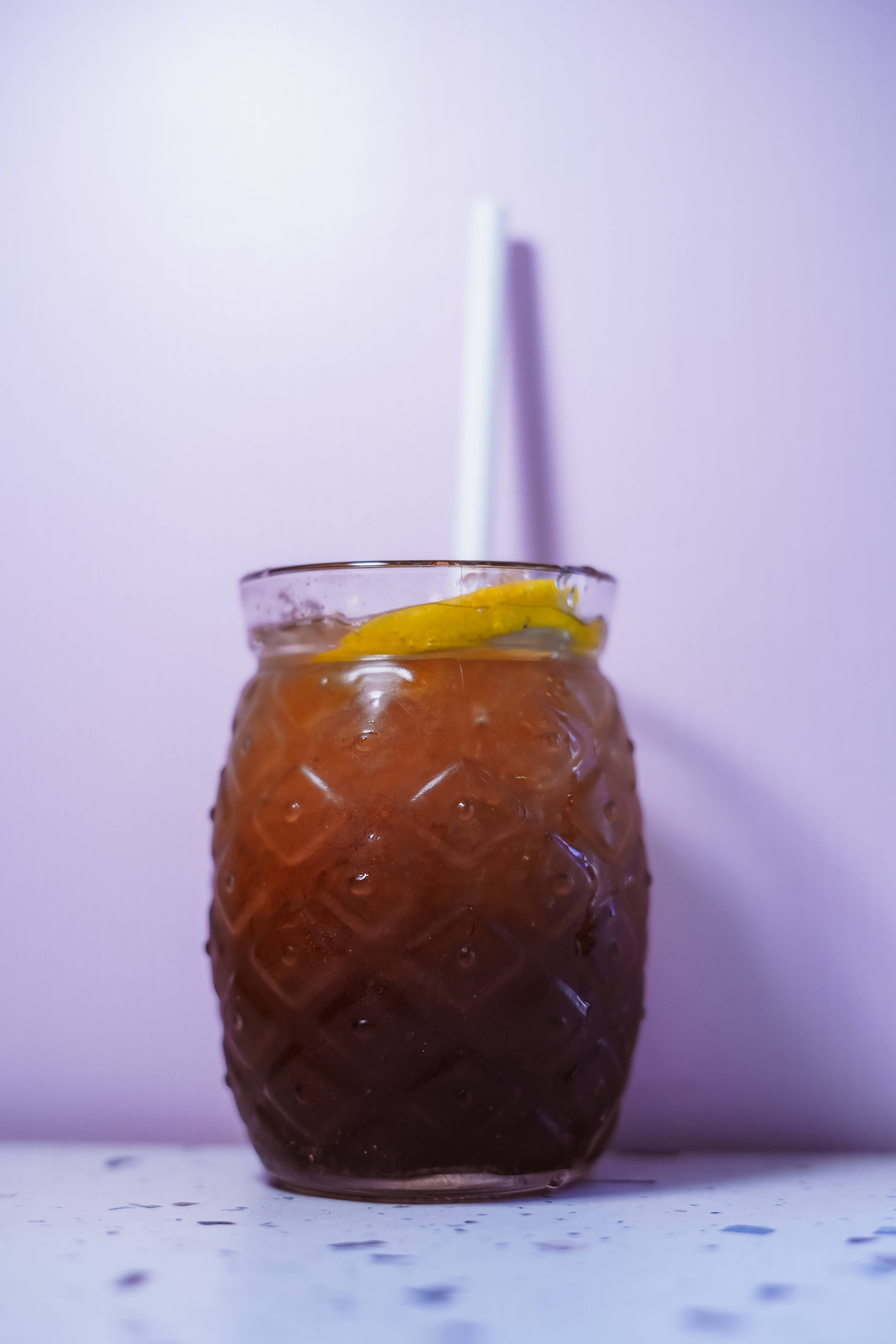 Thé glacé pêche