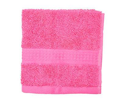 Real Living Washcloth, Hot Pink