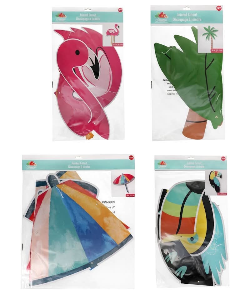 Jumbo Jointed Luau Cutout