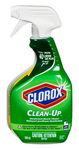 Clorox nettoyant javellisant désinfectant clean-up de clorox (946 ml) - clean-up disinfectant bleach cleaner (946 ml)