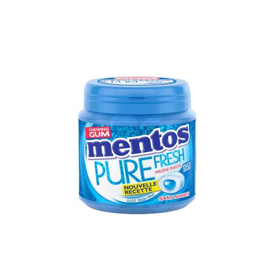 Mentos - Chewing gum pure fresh mint sucres