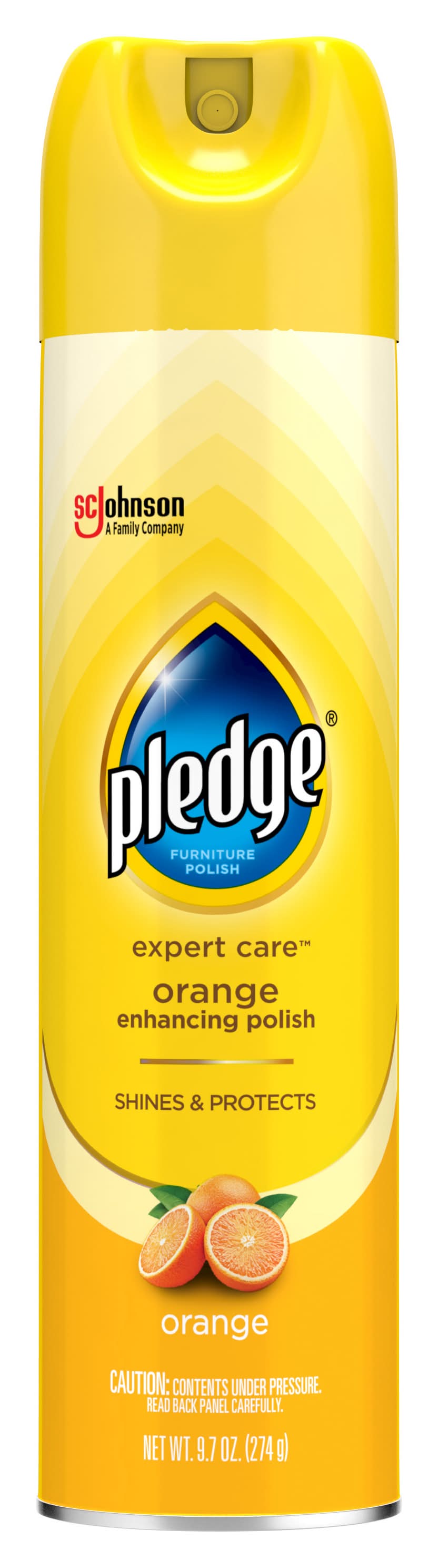 Pledge Beautify It Enhancing Polish Spray, Orange (9.7 oz)