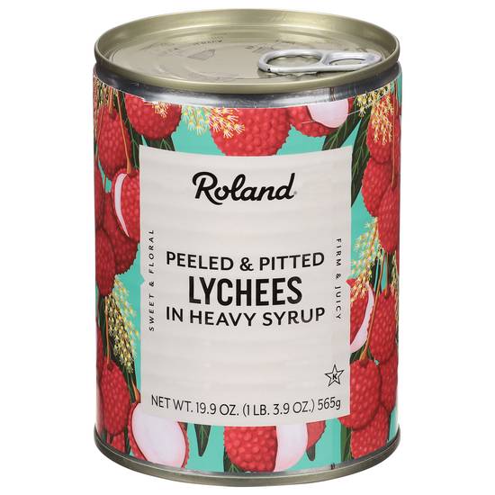 Roland Peeled & Pitted Lychees in Heavy Syrup
