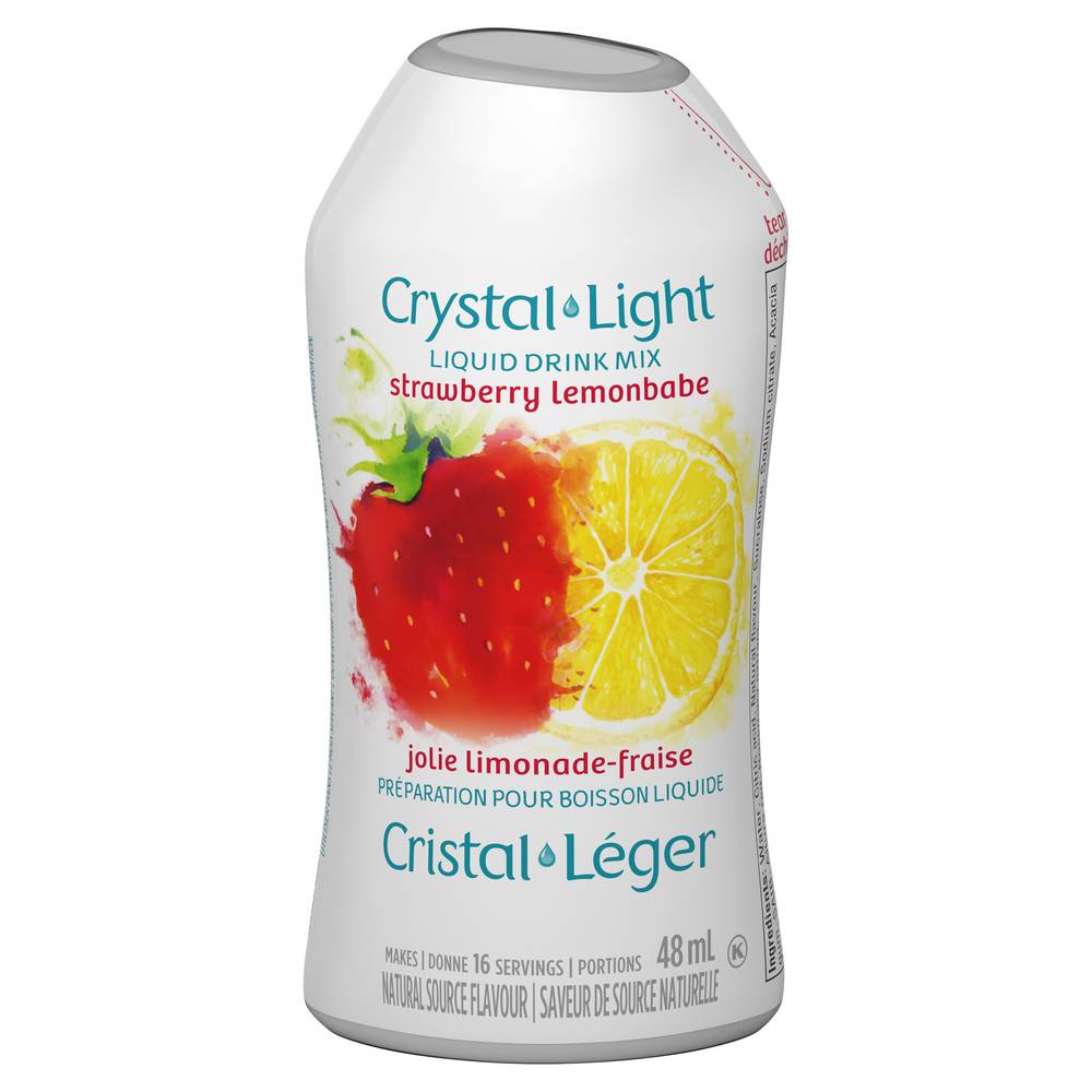 Crystal Light Strawberry Lemonbabe Liquid Drink Mix (48ml)