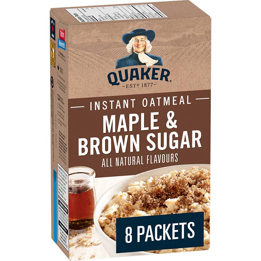 Quaker Maple & Brown Sugar Oatmeal (344 g)