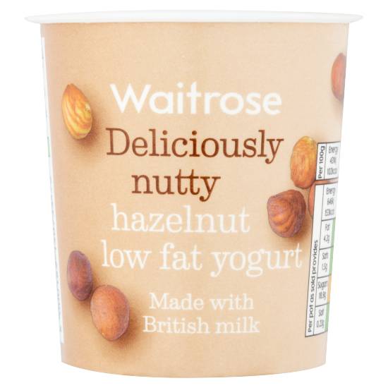 Waitrose Hazelnut Low Fat Yogurt