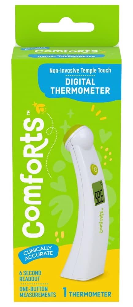 Comforts Non-Evasive Temple Touch Digital Thermometer