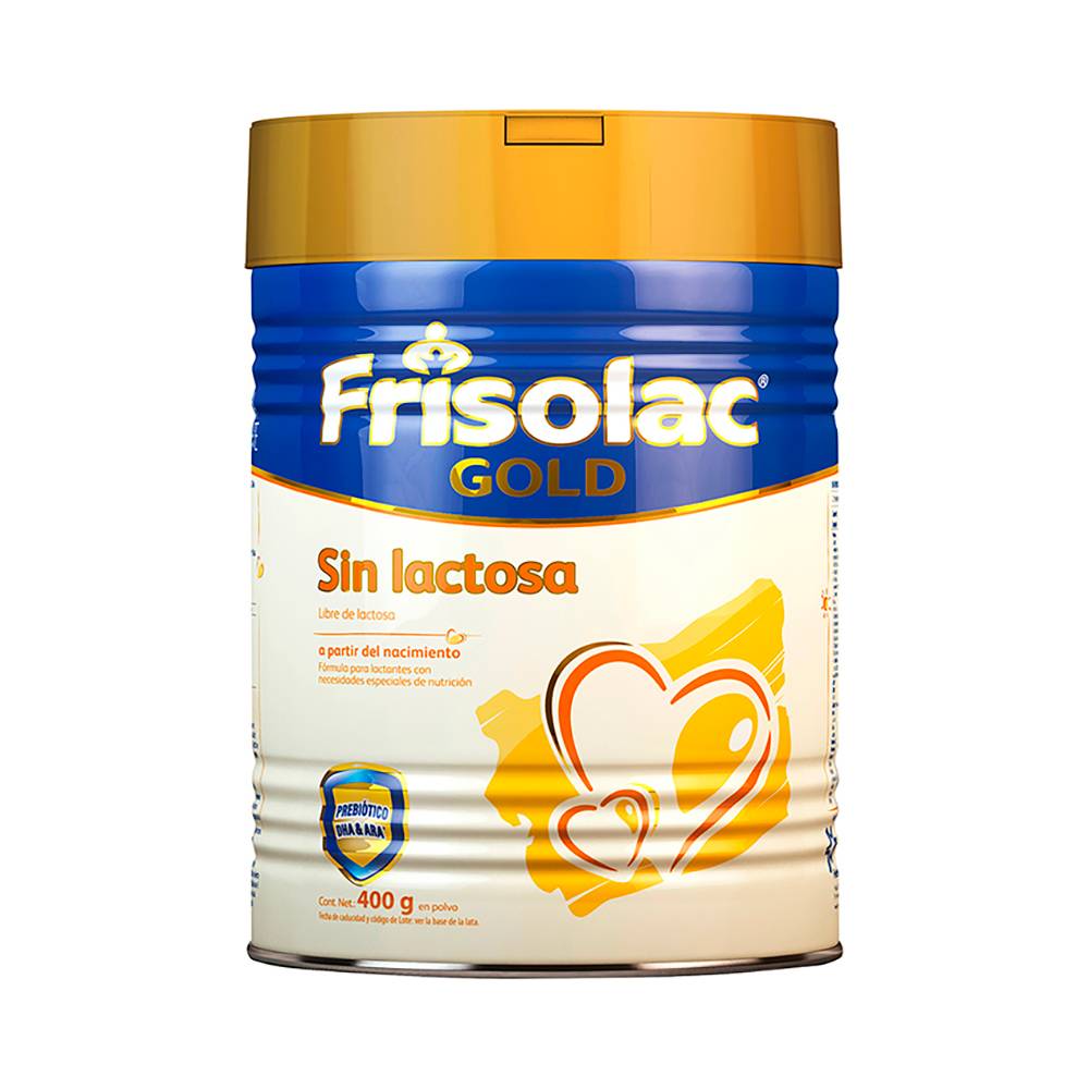 Frisolac fórmula gold sin lactosa etapa 1 (lata 400 g)