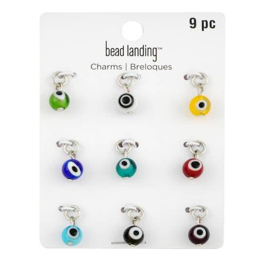 Glass Evil Eye Charms By Bead Landing