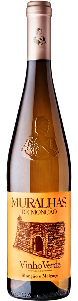 Muralhas - Vinho verde alvarinho trajadura branco, garrafa de 750 ml