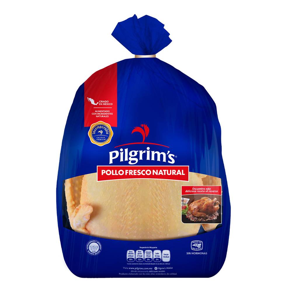 Pilgrim's · Pollo entero fresco (unidad: 1.7 kg aprox)