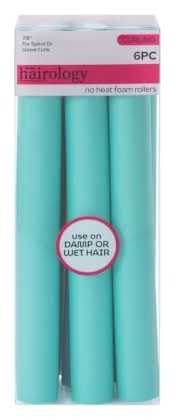 7/8in No Heat Foam Rollers 6-Pack