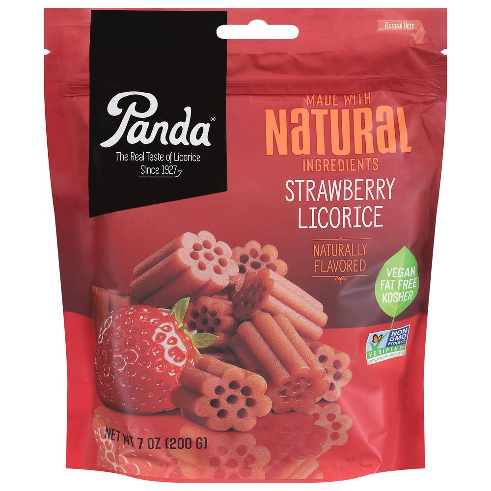 Panda Natural Strawberry Licorice (7 oz)