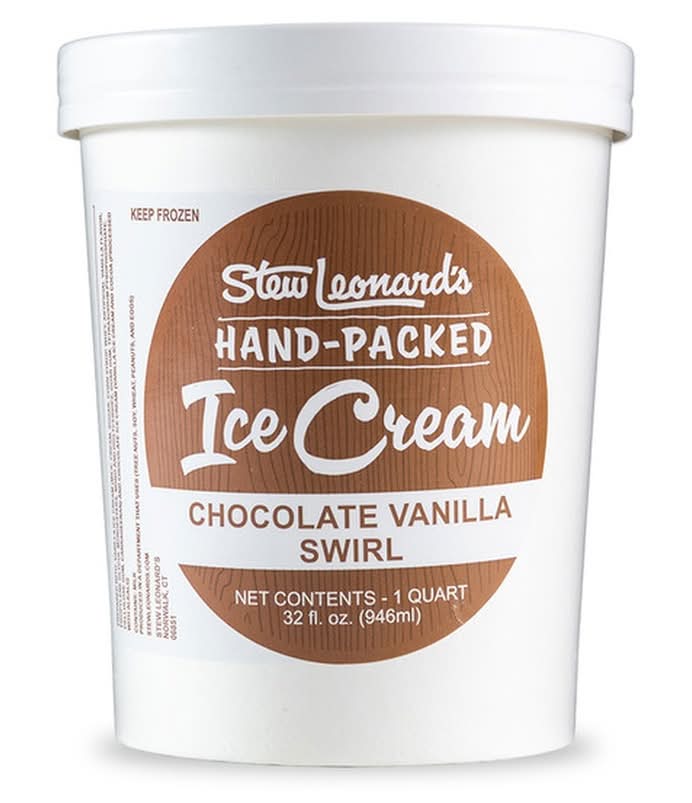 Hand Packed Vanilla & Chocolate Swirl Ice Cream 1