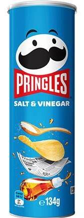 Pringles salt and vinegar 134g