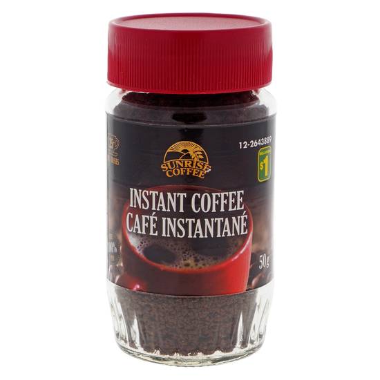 Sunrise Coffee Café instantané en pot (50g)