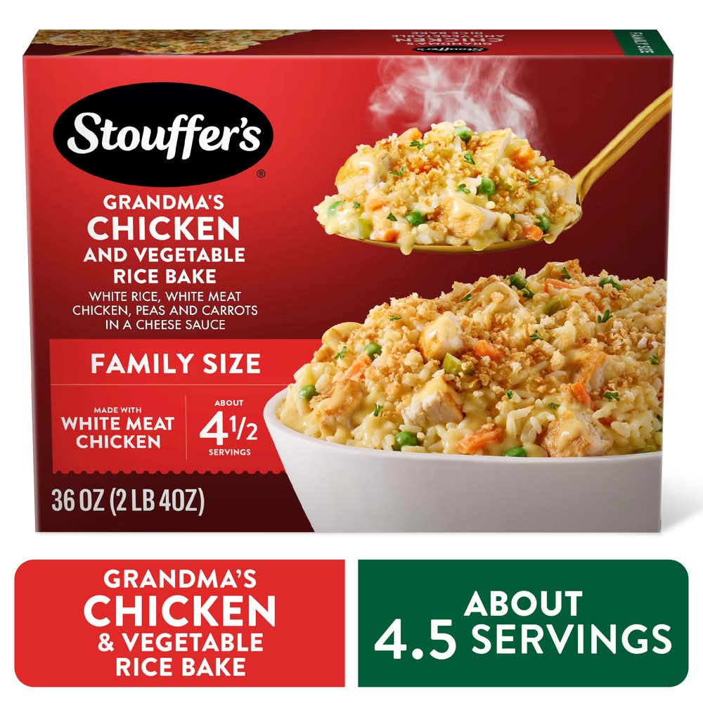 Stouffer's Grandma's Rice Bake, Chicken & Vegetable (36 oz)