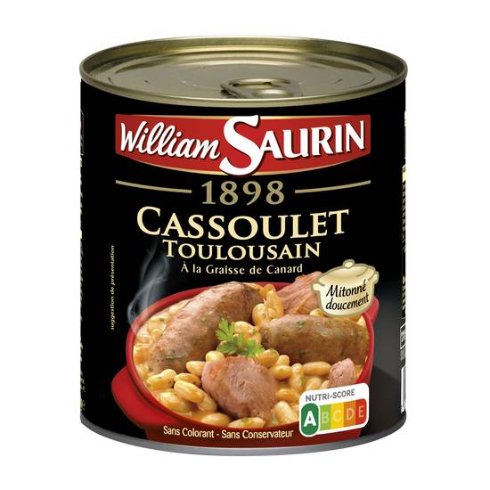William Saurin - Plat cuisiné cassoulet toulousain