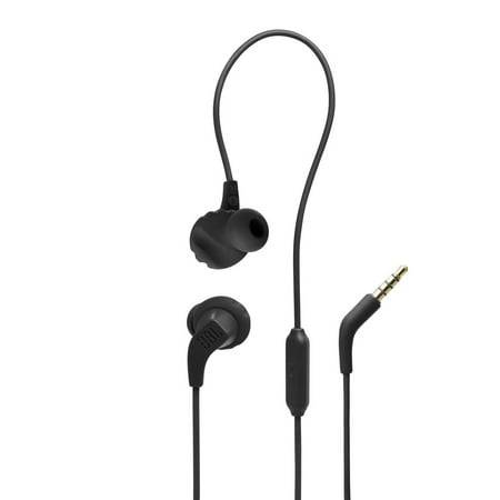 JBL Endurance Run 2 Wired Waterproof Sports In-Ear Headphones, Black