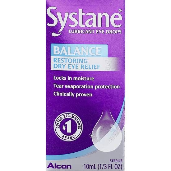 Systane Balance Lubricant Eye Drops, 0.33 OZ