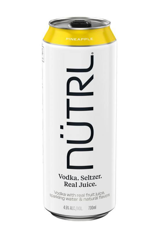 NÜTRL Vodka Seltzer, Pineapple (700 ml)