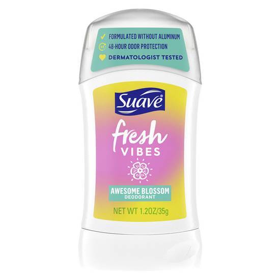 Suave Fresh Vibes Deodorant Stick Awesome Blossom (1.2 oz)
