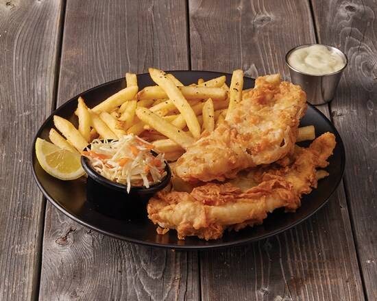 Two Piece Beer-Battered Fish & Chips