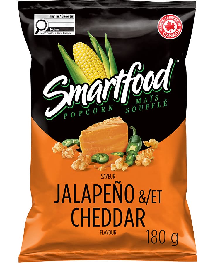 Smartfood Seasoned Popcorn, Jalapeño-Cheddar (180 g)