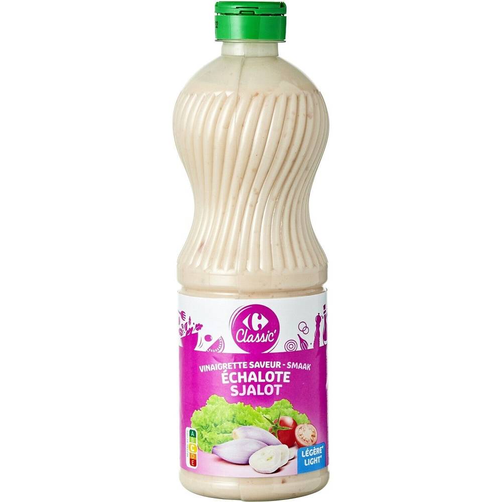 Carrefour - Vinaigrette allégée, échalote (500ml)