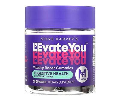 L'Evate You Digestive Health Vitality Boost Gummies, Blue Berry -Apple (28 ct)