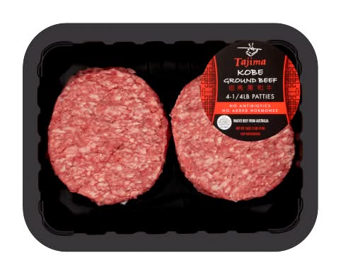 Tajima Ground Beef Wagyu Patties (4 lbs, 4 ct)
