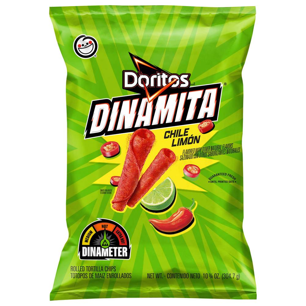 Doritos Dinamita Rolled Tortilla Chips, Chile Limon (10.75 oz)