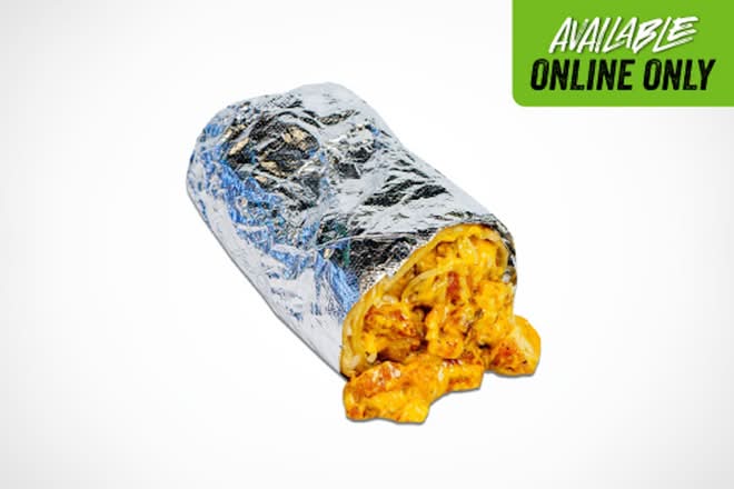 GARLIC PARM CHICKEN MEXI-BURRITO