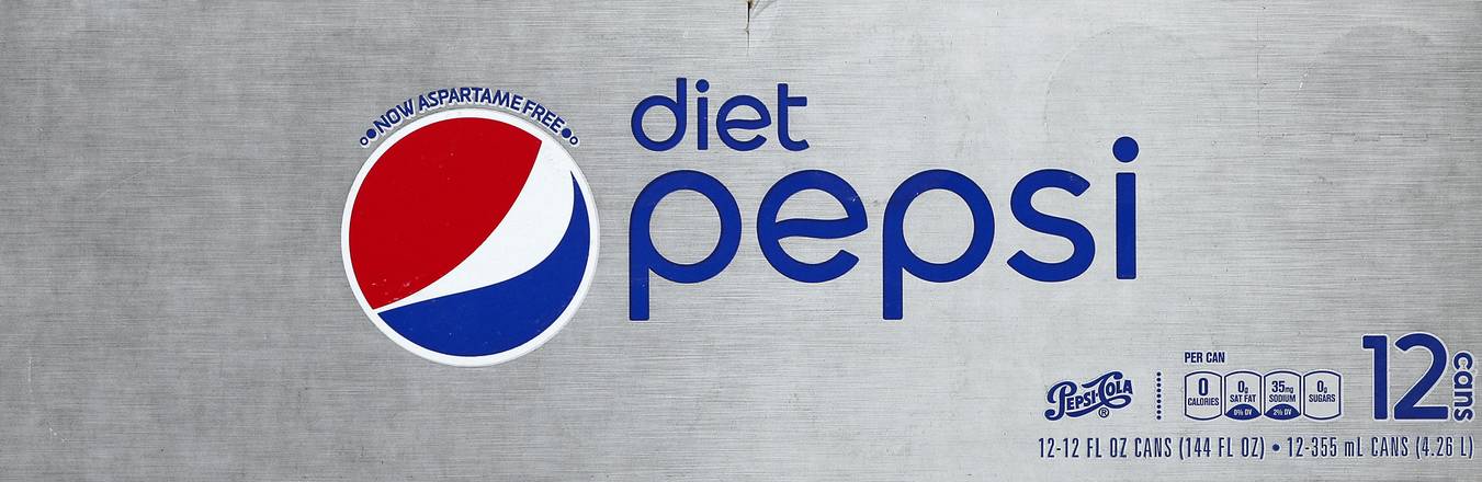 Pepsi Diet Cola (12 pack, 12 fl oz)