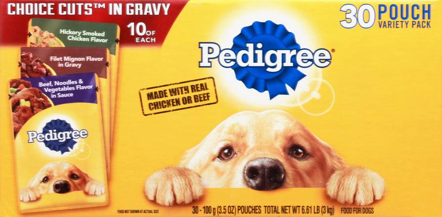 Pedigree Choice Cuts in Gravy Adult Wet Dog Food Variety pack (30 ct)