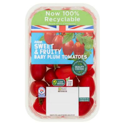 ASDA Sweet & Fruity Baby Plum Tomatoes 300g