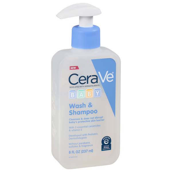 Cerave Wash & Shampoo, Baby