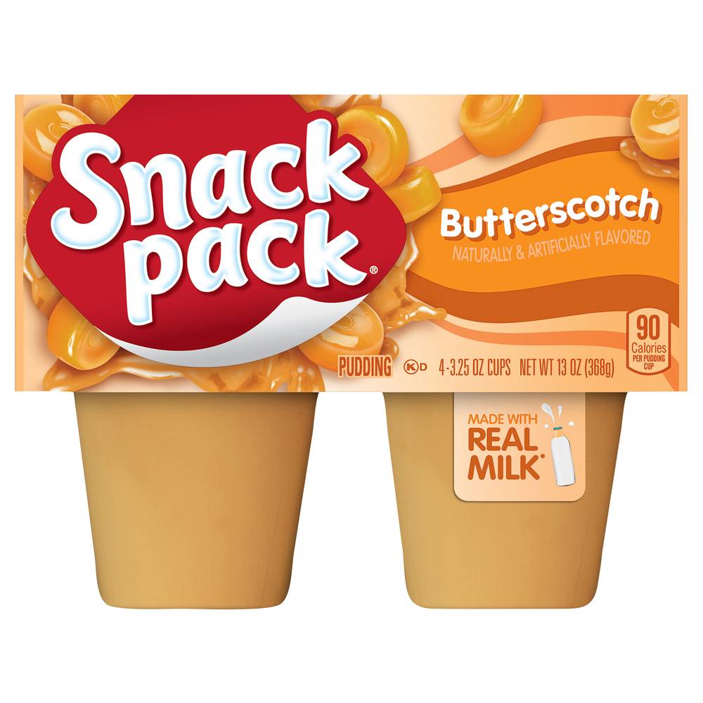 Snack pack Butterscotch Pudding (4 ct)